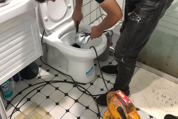 太子河疏通下水道